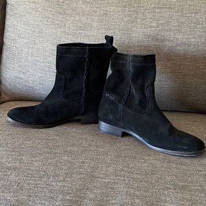 Frye suede booties